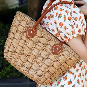 Unbranded Women's Tan and Brown Bag